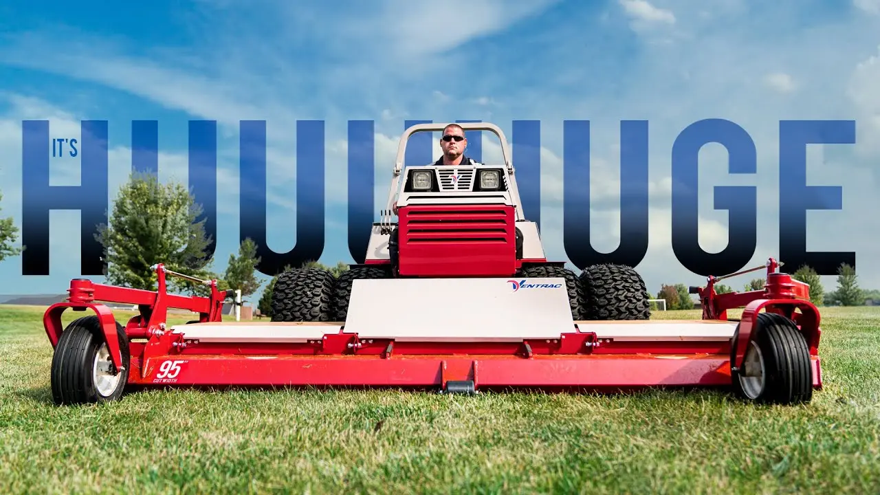 The Fastest Ventrac Mower Ever  NEW Wide Area Mower