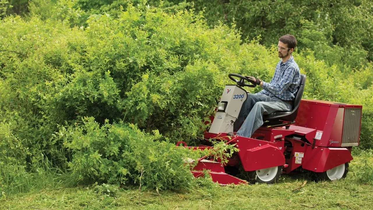 Clearing Massive Thorn Bushes with Ventrac Field Mower