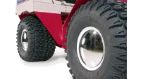 53.0108 Cap, Hub 8" Chrome Moon