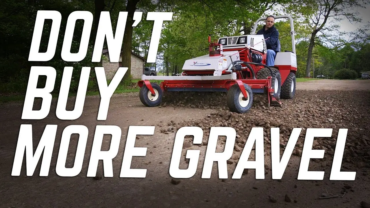 Repairing a Gravel Driveway with the Ventrac Power Rake