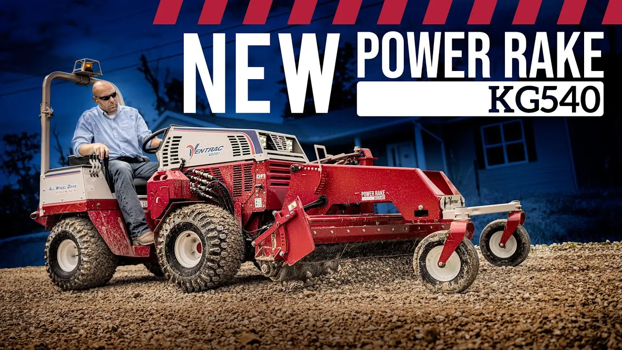 New Enhanced Power Rake  Ventrac KG540