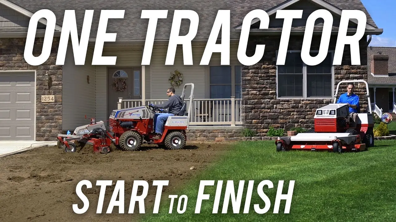 How to Install a New Lawn with One Tractor  Ventrac
