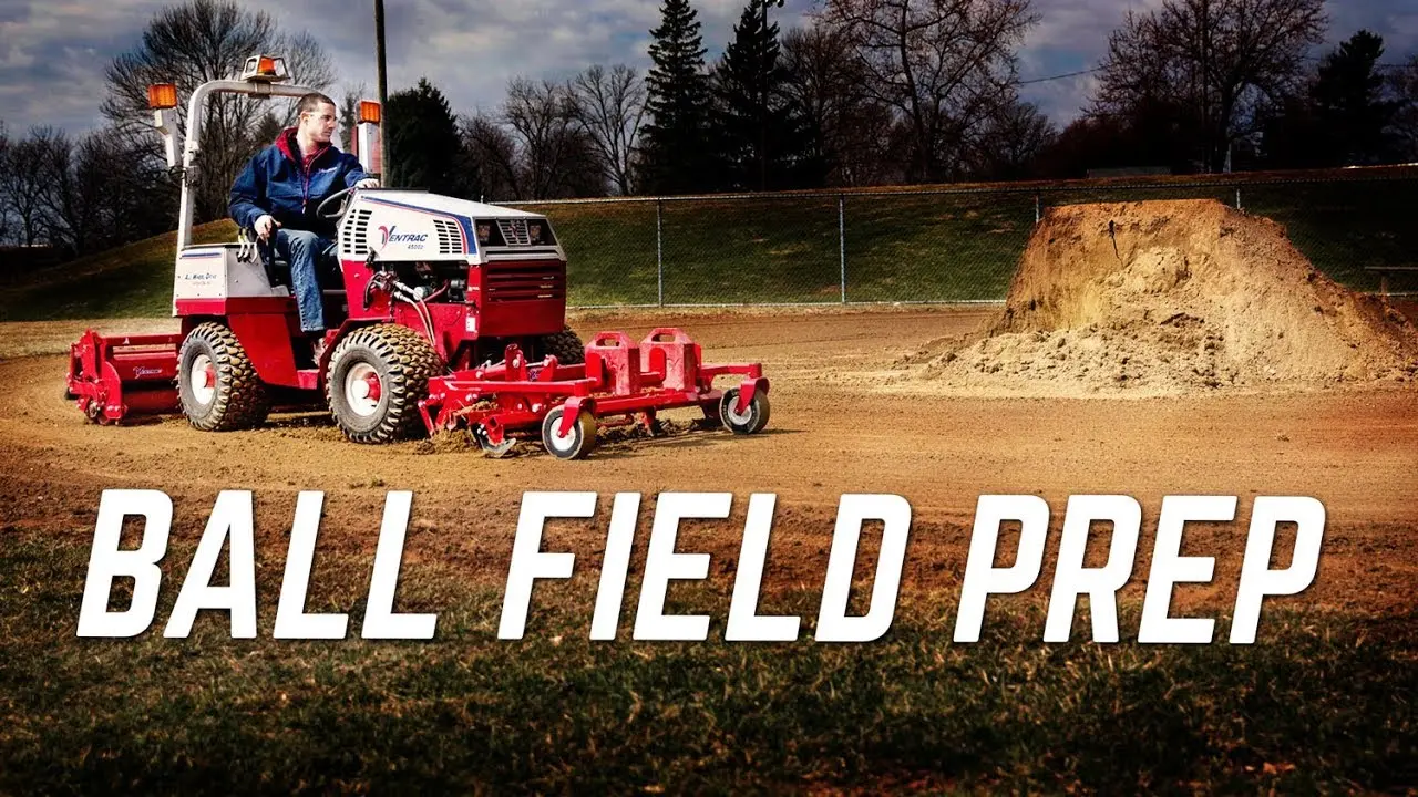Adding New Infield Mix on Ball Field
