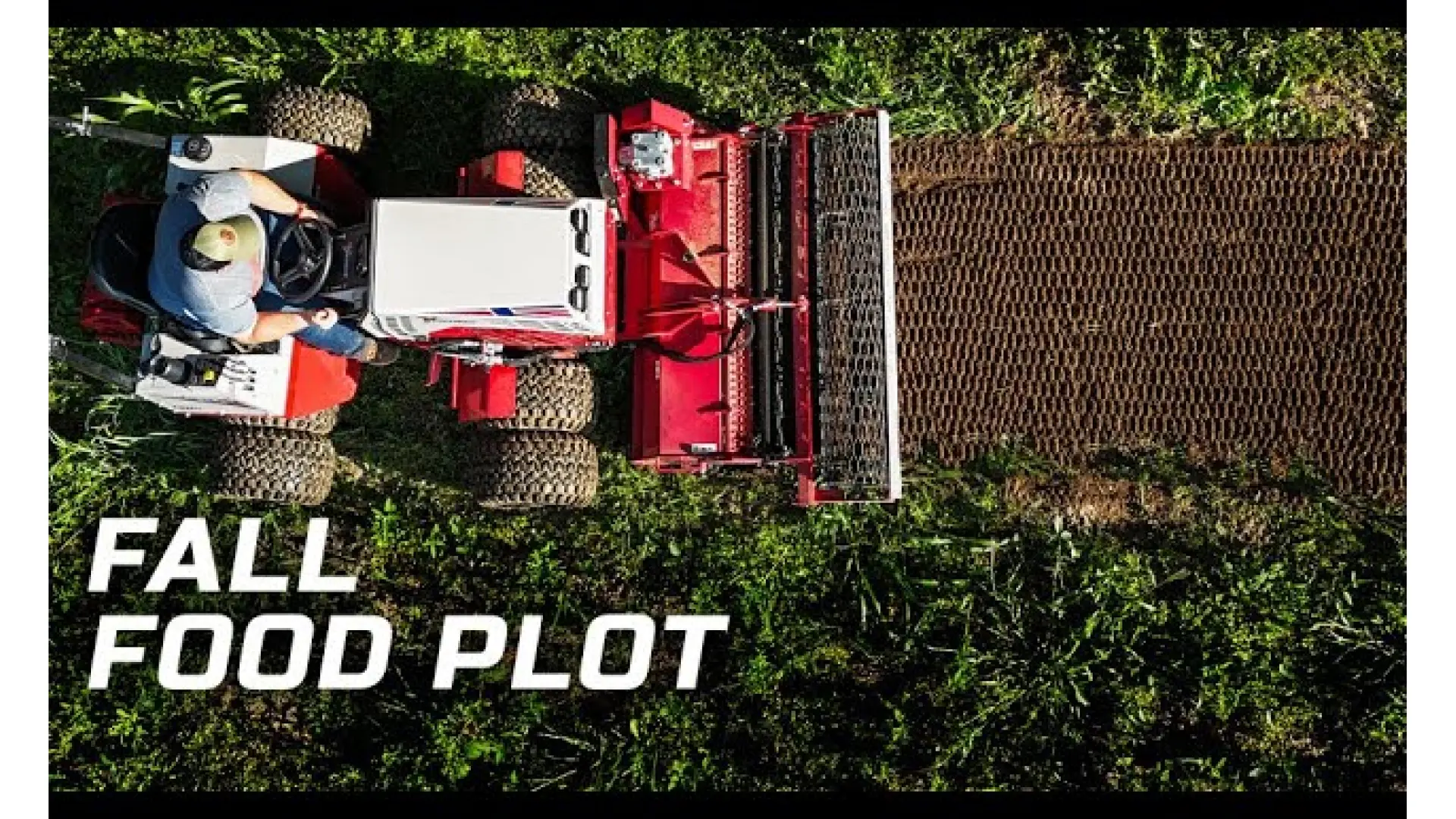 Compact Tractor  Deer Food Plot Install