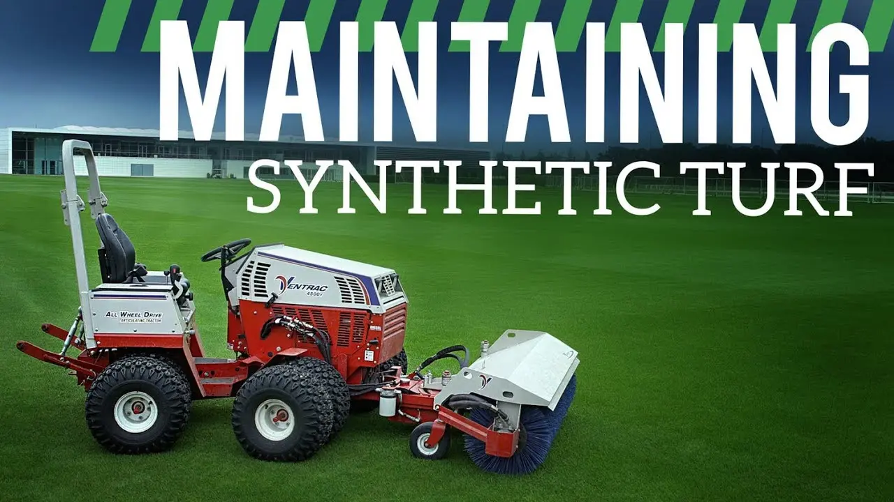 Synthetic Football Pitch Maintenance at Tottenham Hotspurs Training Centre