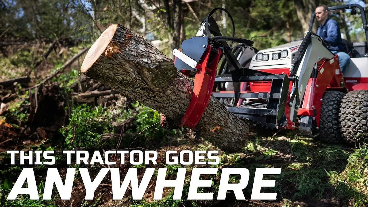 Precision and Power  Effortless Land clearing with the Ventrac Loader