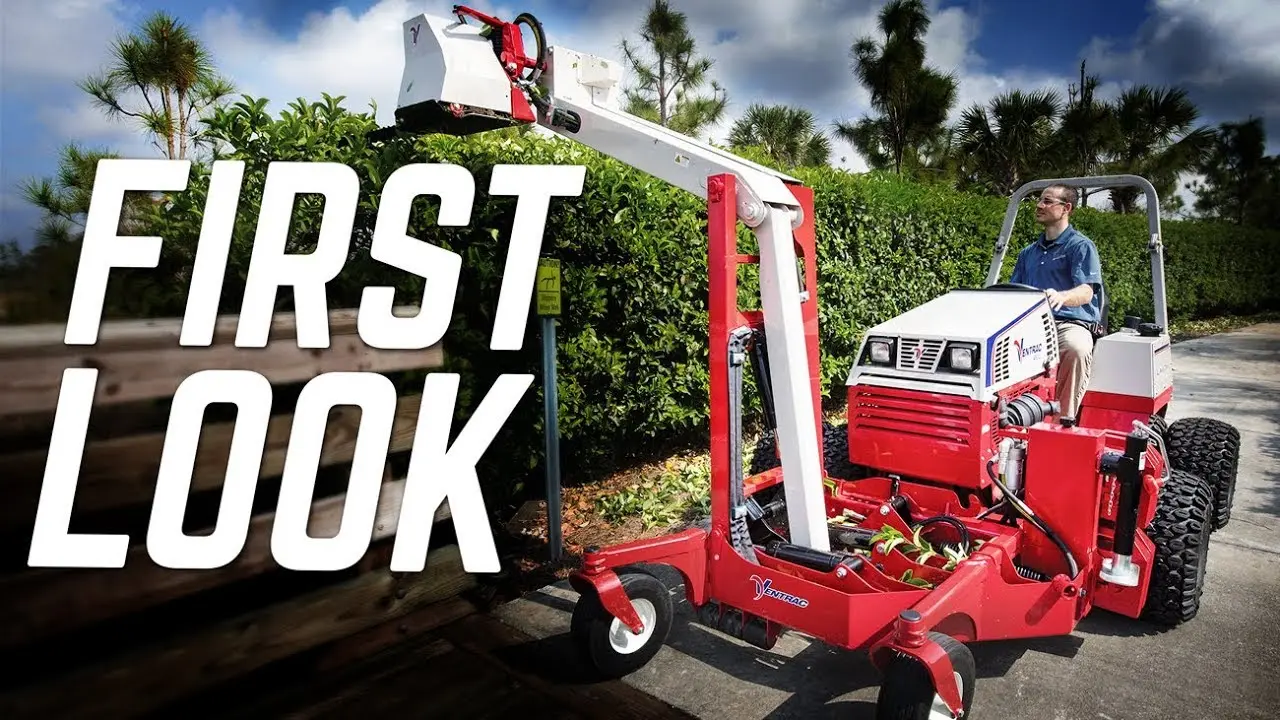 First Look   NEW Ventrac Boom Mower