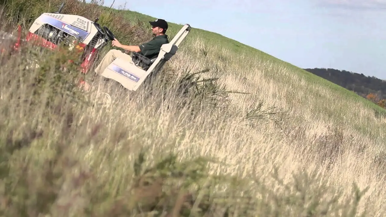 Ventrac on the Pete Dye Golf Course at French Lick