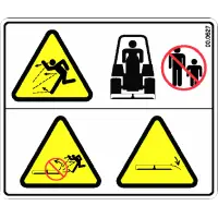 00.0627 Decal, Thrown Object Hazard