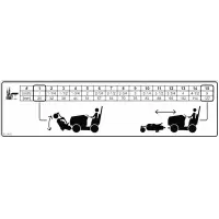 00.0650 Decal, Cut Height Position Key