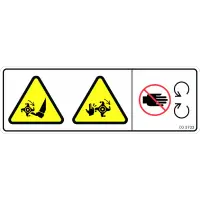 00.0703 Decal, Cutting/Dismemberment Hazard