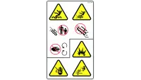 00.0704 Decal, Trencher Hazard
