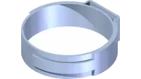 11.0095 Clamp, Stepless 0.76" to 0.88" SS