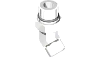 25.FF6802-08-10-CP Fitting, 45 Elbow -08MFF x -10MB
