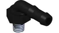 29.0129 Fitting, 90 Elbow 1/4 MPT x 1/2 Barb