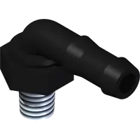29.0129 Fitting, 90 Elbow 1/4 MPT x 1/2 Barb