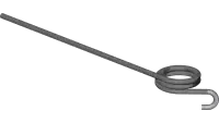 41.0066-2 Spring, Single Torsion LH