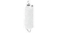 41.0075 Spring, Ext 2" OD x 8-3/8" LG