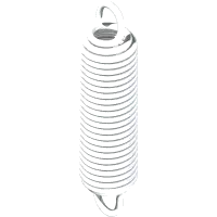 41.0075 Spring, Ext 2" OD x 8-3/8" LG
