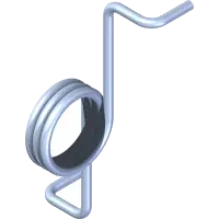 41.0118 Spring, Torsion RH SS