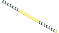 42.0515 Rod, Thread 1/4-28 x 7" Rh/lh