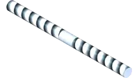 42.0518 Rod, Thread 5/16-24 x4.5 RH/LH