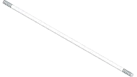 42.0538 Rod, Thread 5/8-18 x 30 Rh/lh