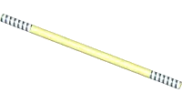 42.0550 Rod, Thread 3/8-24 x 9" Rh/lh