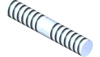42.0596 Rod, Thread 5/16-24 x 1-3/4 RH/LH