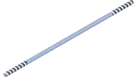 42.0601 Rod, Thread 1/2-20 x 20.0 RH/LH ZP