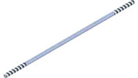 42.0602 Rod, Thread 1/2-20 x 21.0 RH/LH ZP