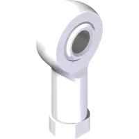 43.005-1 Rod End, 5/16-24LH ZP Val CTR