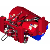 NJ380 Broom With an angled working width of 35-inches and overall width of 44-inches, the NJ380 follows curves and edges accurately, ideal for tight spaces around curbs, storefronts, and institutional sidewalks.