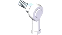 43.005SL Rod End, 5/16 Spher. LH w/Stud