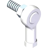 43.005SL Rod End, 5/16 Spher. LH w/Stud