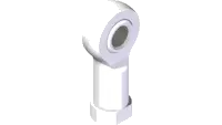 43.008L Rod End, 1/2 Spherical LH Thrd