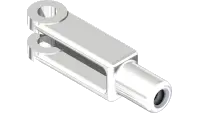 43.C04 Clevis End, 1/4-20
