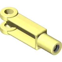43.C05-1L Clevis End, 5/16-24 LH ZP