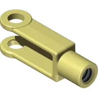 43.C08-1R-B Clevis End, 1/2-20 RH Mod ZPx