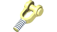 43.C10 Clevis End, 5/8 SAE