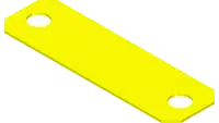 44.0183 Slide, 1/16 X 1-1/2 X 5 UHMW
