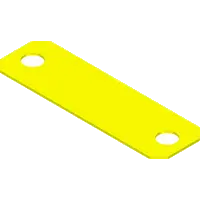 44.0183 Slide, 1/16 X 1-1/2 X 5 UHMW