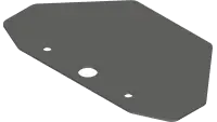 44.0186 Rubber, Belt Idler Cover