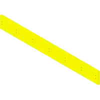 44.0207 Cutting Edge, Poly 1 x 6 x 48L