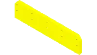 Cutting Edge, Poly 1 x 6 x 26L