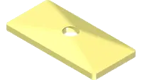 44.0249 Cover Plate, Group 3D (2 Cavity)