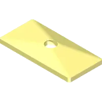 44.0249 Cover Plate, Group 3D (2 Cavity)