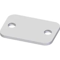 44.0321 Cover Plate, Group 3 (1 Cavity)