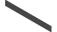 44.0401 Cutting Edge, Poly 1 x 6 x 54"