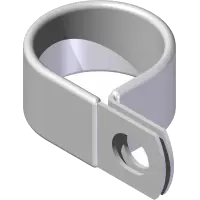 44.0418 Clamp, 1-1/4" Loop Vinyl Cushion